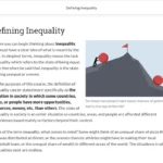 An example of course materials on defining inequality.