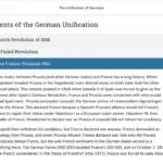 An example of course materials on the unification of Germany.