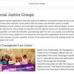 An example of course materials on social justice groups
