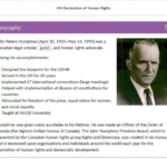 An example of course materials on the UN declaration of human rights.