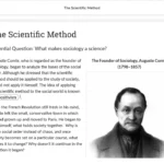 An example of course materials on the scientific method.