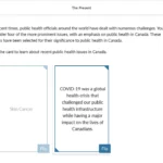 An example of course materials on public health.