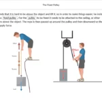An example of course materials on the fixed pulley.