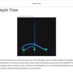 An example of course materials on simple timing.