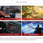 An example of course materials on music copyright.