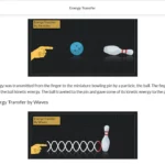 An example of course materials on energy transfer.