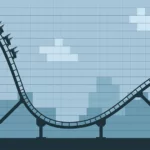 A roller coaster.