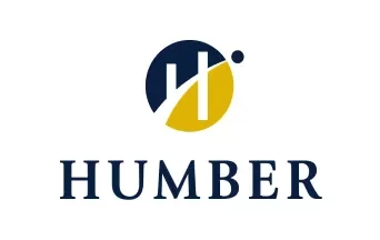 The logo for humber college.