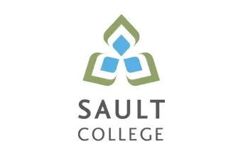 Sault college logo on a white background.