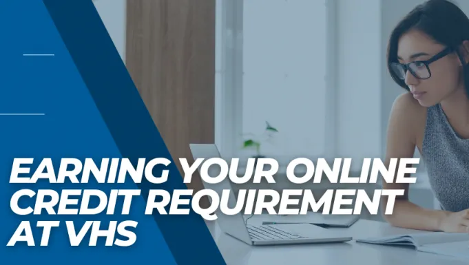 Earning your online credit requirement at virtual high school.