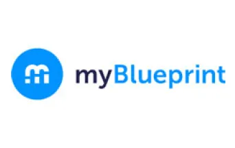 My blueprint logo on a white background.