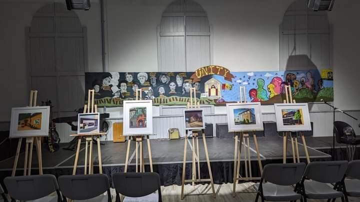 A mural highlighting Black history and excellence.